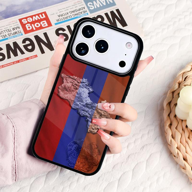 Armenian Flag Phone Case For IPhone 17 16e 15 14 13 12 11 Pro Max Air Mini Soft Protective Cover