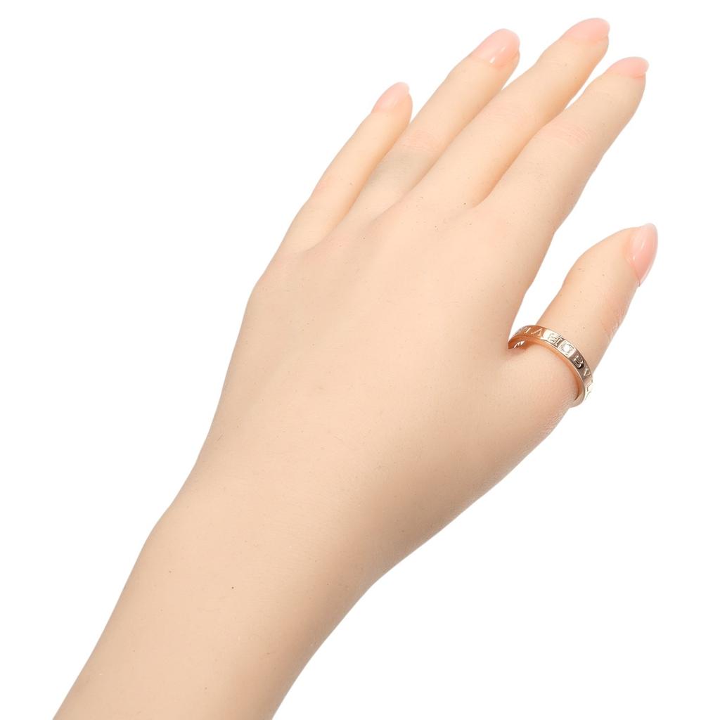 BVLGARI B.ZERO1 Essential Ring Be zero one K18 Pink Gold/diamond #8.6(US Size) 7.4g mens Used