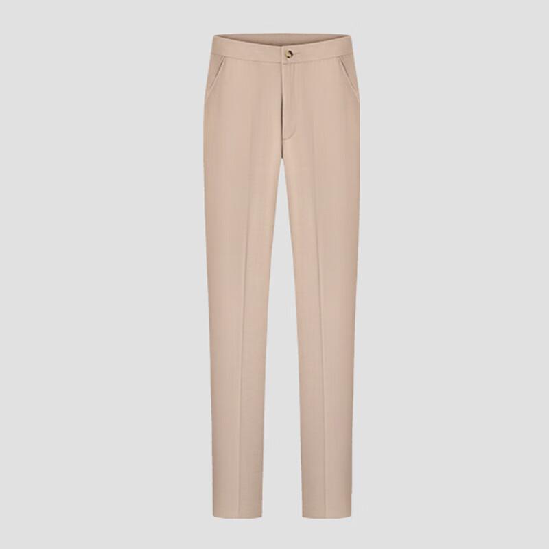 Teluoman Summer Unisex Straight Suit Pants XXL