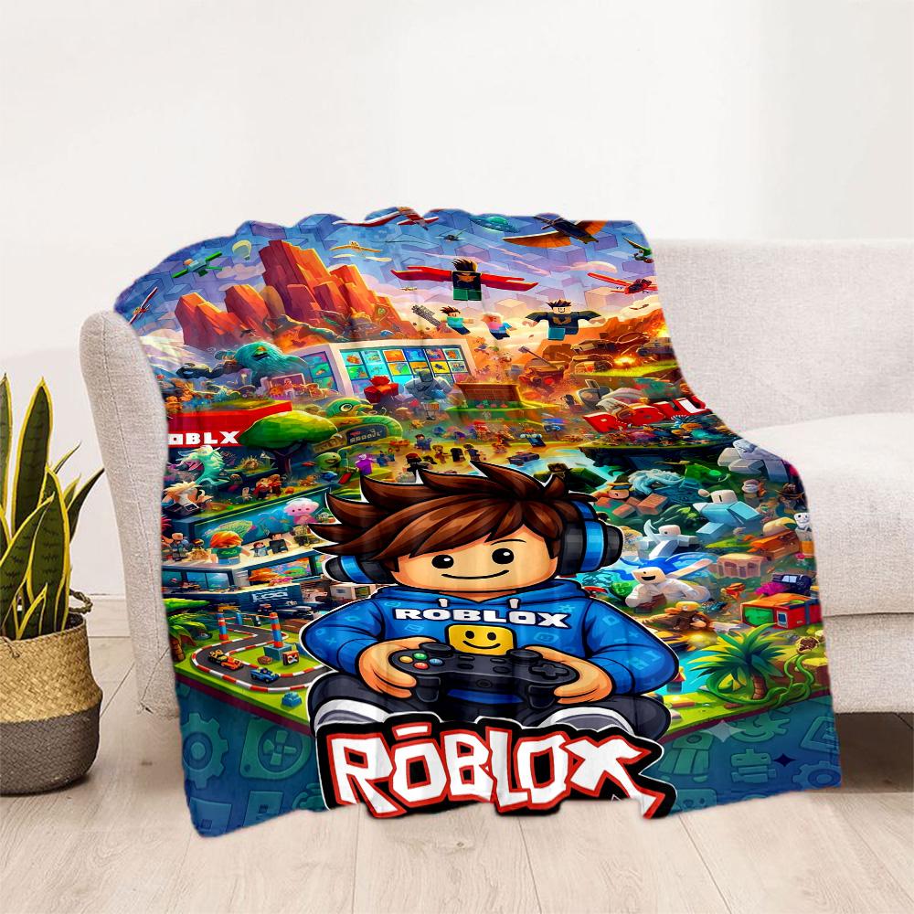 Roblox 275 Blanket Durable Comfort Perfect for Couch Sofa Seaside for All Occasions Warmthful Decor Suitable for Gifting Relatives and Friends