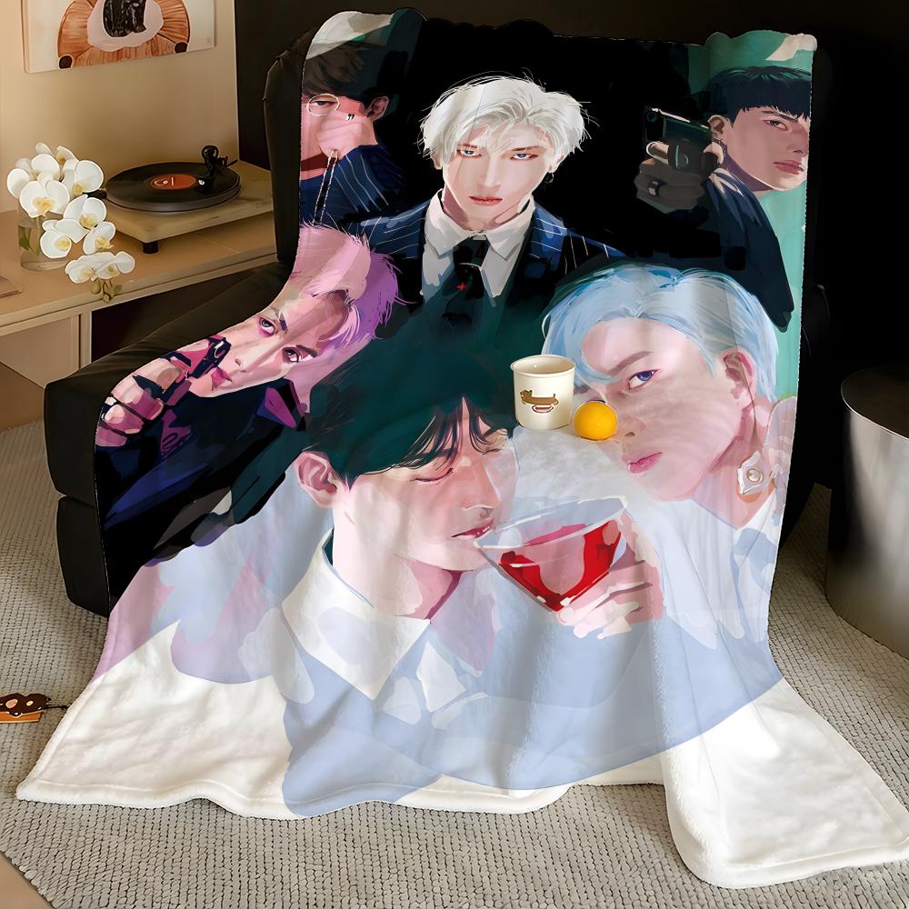 Music v-vixx Throw Flannel Blanket, Soft Warm, Durable & Washable cute Cool