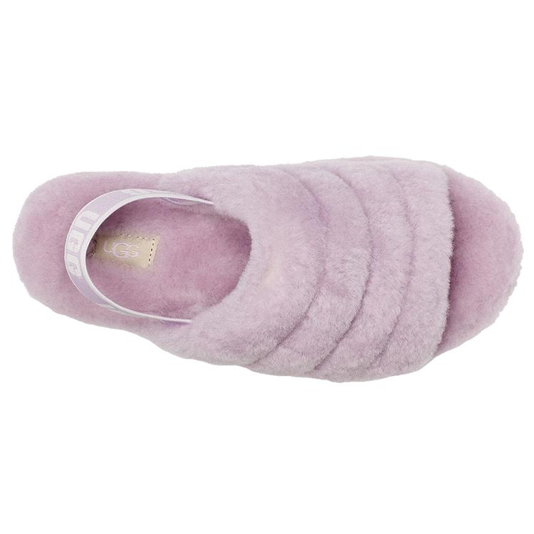 UGG FLUFF YEAH Stylische Sandale Damen Kalifornien Lila 1095119-CATR