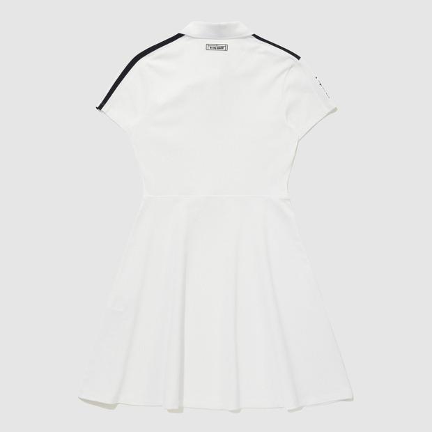 LECOQ Women'S Sunday Flare Dress (Built-In Leggings) - White (Qq122Top33)