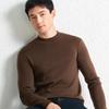 Winter Puyuan Herren Pullover 100% Wolle Halbhoher Kragen: High-End, Hautfreundlich, Leichter Luxus, Einfarbig, Warm und Bequem.