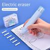 1 Electric Eraser,with 10 Spare Ink Cartridges,suitable for Student-specific Highlighter Sketch, Automatic Eraser,clean and Seamless Without Battery