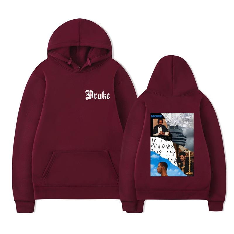 Rapper Drake Hudební Album Obal Grafické Mikiny Pánské Mikiny s Dlouhým Rukávem Dámské Streetwear Pulovry Sudaderas