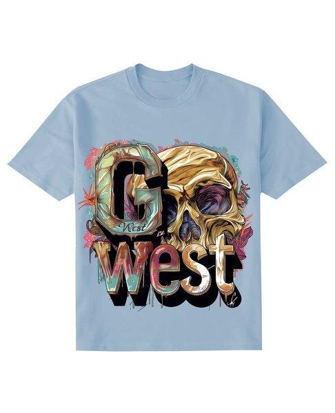 G WEST Multicolor Skull TEE S разноцветный