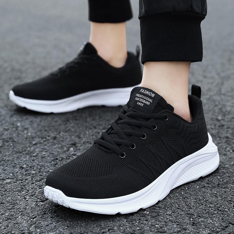 Running Shoes for Men Knitted Casual Sneaker Running Sports Shoes Breathable Women Casual Jogging Shoes Outdoor Trainers