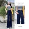 Women's High-Waist Micro-Flare Jeans - Denim, Slimming, Petite, American Retro (Spring/Autumn 2025)