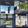 Soporte para teléfono móvil para coche clip de parasol soporte de navegación multifuncional
