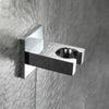 Chrome Handheld Shower Head Bracket Square ABS Shower Arms with Plated Surface for Hotel Bathroom