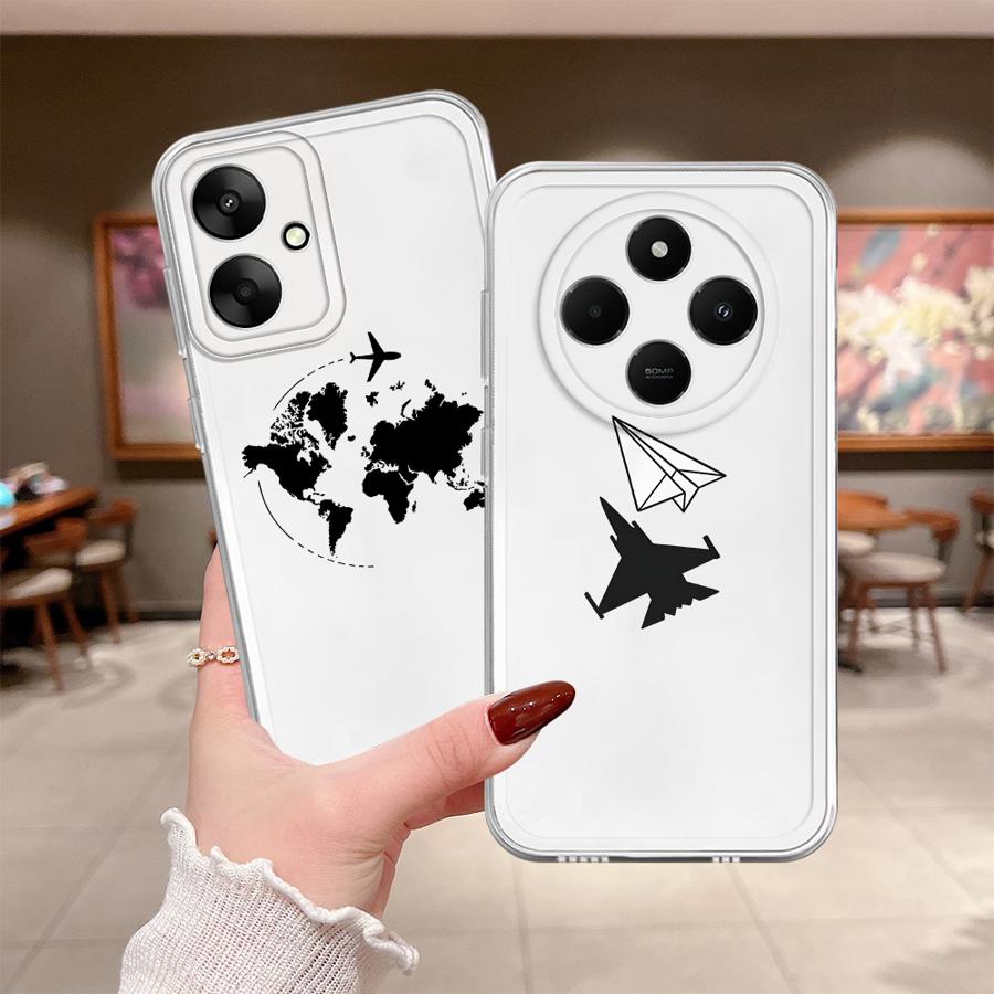 Airplane Art Soft Phone Cover Case for Xiaomi Poco X3 Pro X3 NFC