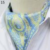 Luxury Men's Ascot Ties Vintage Paisley Cravat Self Tied British style Gentleman Polyester Silk Neck Tie Wedding FormaParty