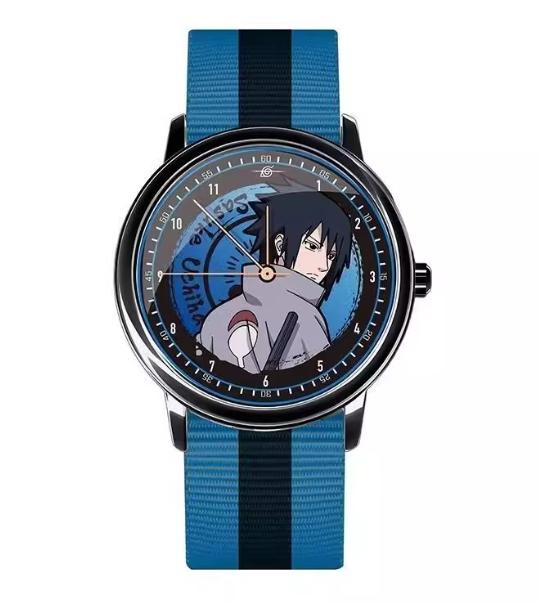 Горячий товар в наличии EAKI Наруто Шиппуден Слепая коробка Аниме товары Саске Учиха Итачи Часы Наручные часы Подарок