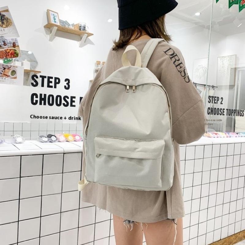 Simple Casual Backpack Large Capacity School Bag Travel Commuting Unisex Backpack Daily Laptop Knapsack Birthday Holiday Gifts