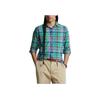 Polo Ralph Lauren Classic Fit Plaid Oxford Workshirt Men Shirts Green MNPOWOV16823-524