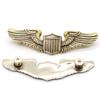 Punk Retro Brass United States Air Force Flying Badge Logo Eagle Wing Missile Screw Rivet Button Diy Leather Bag Wallet Garment