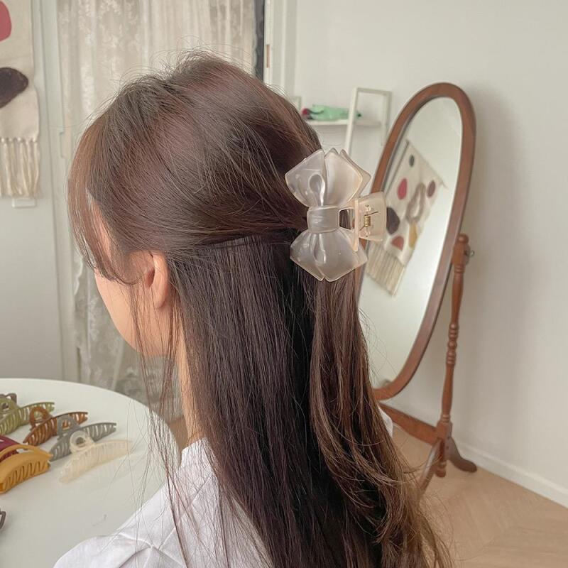 Women s Daily Opaque Cute Hairpin Clip A25578_Orange