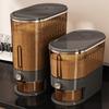 Visible Design Press Metering Rice Bucket Anti-Insect Flour Storage Bucket  Rice Storage