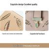 Youthful Embossed Long Wallet: Three-in-One Coin Purse, Anti-Magnetic, Multi-Card Slot Holder, with Elegant Cutout Design.