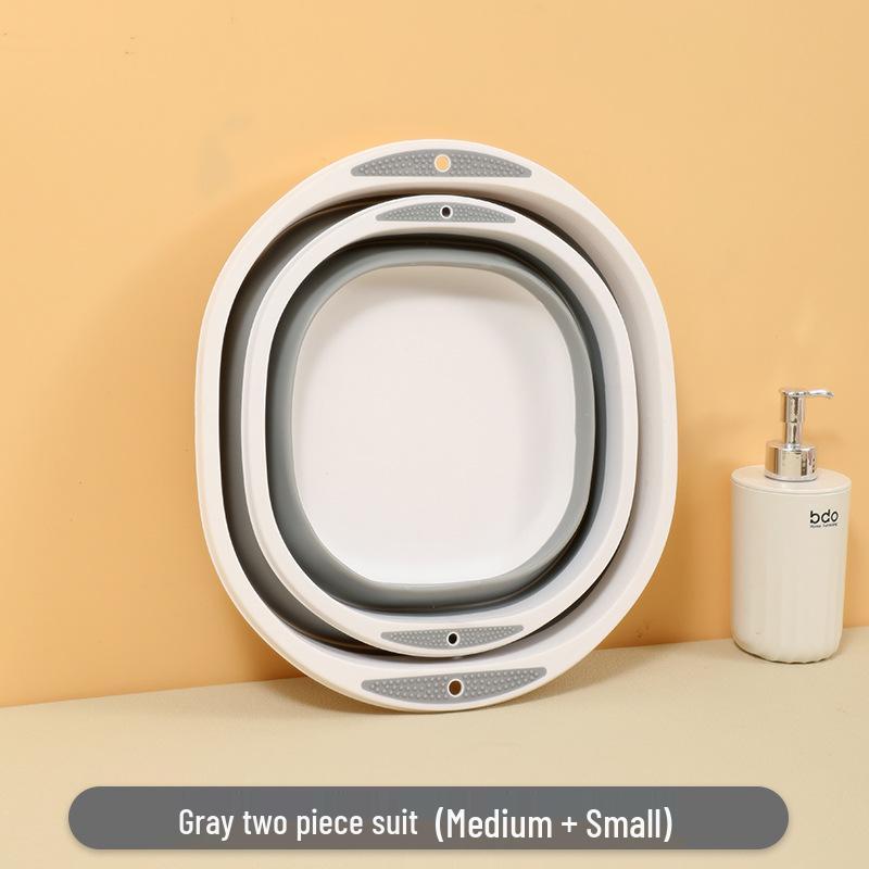 Large Foldable Washbasin for Home, Dorm, Baby & Travel - Multifunctional, Portable Laundry Basin