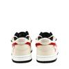 Nike Dunk Low Top Skateboard Shoes Unisex Beige Red CW1590-100(Team120-)