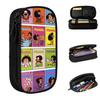 Mafalda Collage Pencil Case Cartoon Pen Bag Girl Boy Large Storage Students School Gift Pencilcases