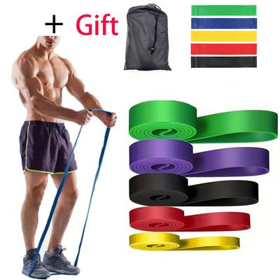 Widerstandsbänder Übung Elastisches Band Zuhause Yoga Fitnessstudio Ausrüstung Zubehör Sport Kraft Klimmzug Assist Band Bodybuilding