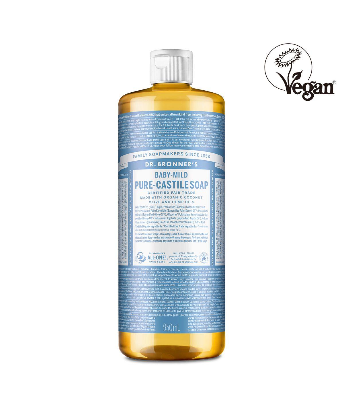 [Face & Body Cleanser] Baby Mild Pure Castile Soap 950ml Baby 950ml