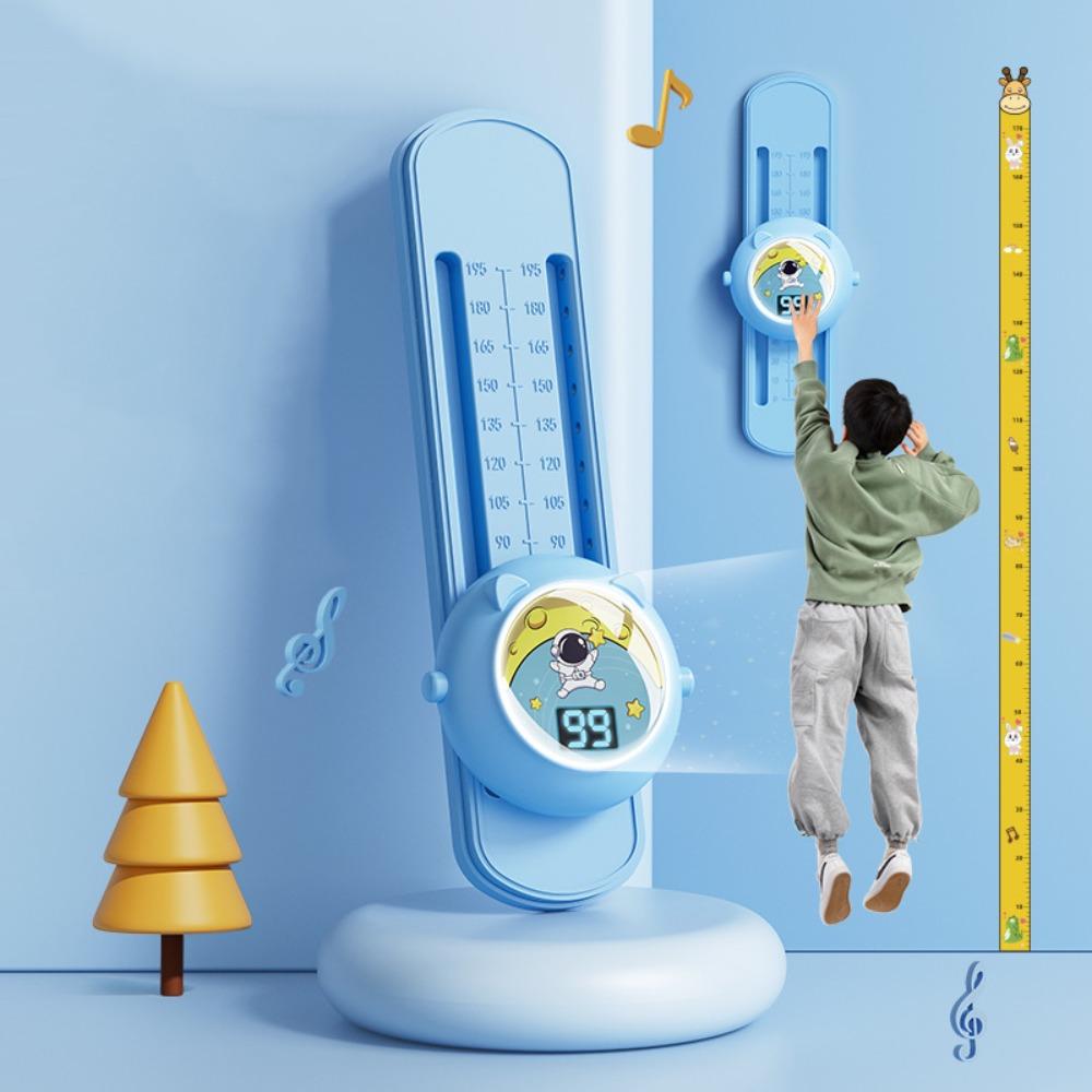 Luminous Interactive Children's Jump Trainer Built-in Voice Prompts Adjustable Height Touch Device LED Display