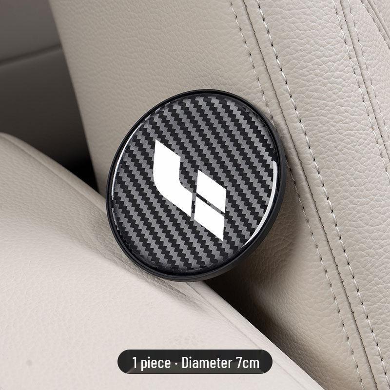 Compatible Carbon Fiber Texture Insulated Cup Coaster for Li Auto L9/L8/L7/L6/ONE/i6i8 Cars