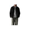 Li Ning Outdoor Series CF Water Series Solid Color Zipper Polo Loose Jacket Men Jackets Black AJDU281-4