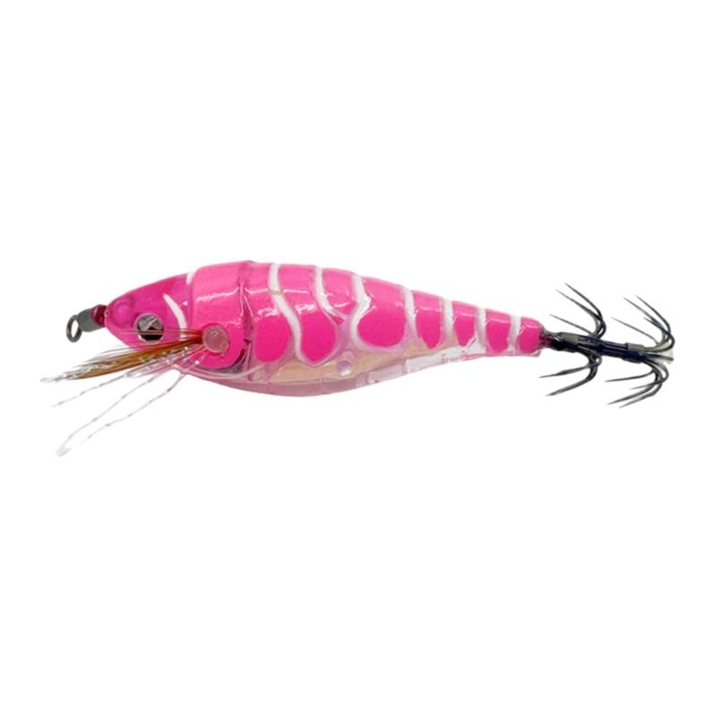 Luminously Squid Jigs Hook Fishing Lures Squid Cuttlefish Sleeve Jigs Fishing Lures Baits for Saltwater Freshwater