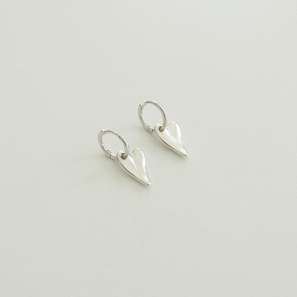 Still Instant Heart Greenery - Earring 09