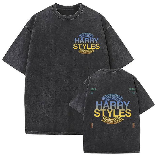 Harry Styles Together Tour 2026 Vintage Cotton T-Shirt 4XL
