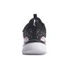 Li Ning Classic Non-Slip Shock Absorbing Durable Low-Top Kids Running Shoes Kids Running Shoes Black White Red YKCQ162-1