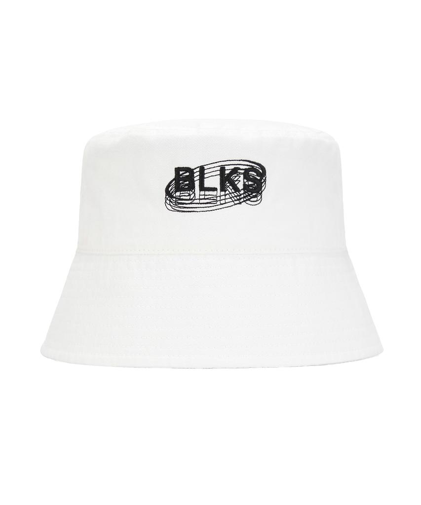 Beullaegsaenjeu Grip Holo Embroidery Bucket Hat_White