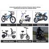 Sistema di monitoraggio della pressione dei pneumatici per motociclette con display digitale Sistema di allarme per il monitoraggio della pressione dei pneumatici wireless per motociclette 2 sensori esterni per pneumatici per motociclette Moto