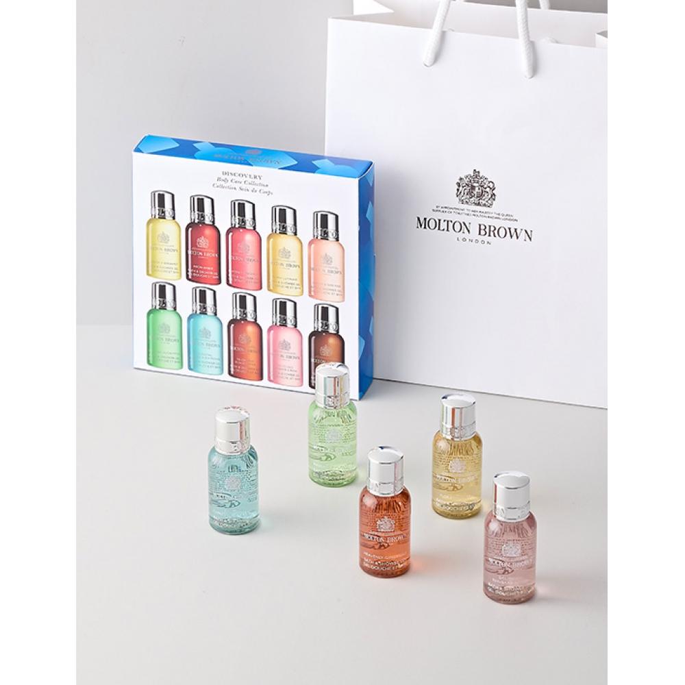 

Гель для душа и ванны Molton Brown Discovery Bathing Collection 30 мл 10 шт. с сумкой для покупок