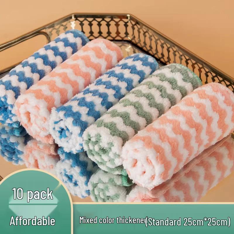 Non-Stick Absorbent Kitchen Dishcloth - Easy to Clean, Lint-Free, and Perfect for Housework.