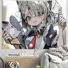 Kawaii Hot Girl Aria Sunna Tapestry Decoration Bedroom Dormitory Background Cloth Holiday Home Party Living Room Club Tapestry