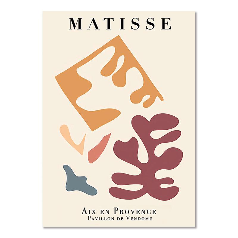 Abstraktní barevný květinový trh Matisse Plakáty a obrazy Japonsko Chile Lima Nástěnné umění Obraz na plátně Obývací pokoj Domácí dekorace