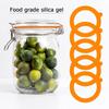 20 Pieces Rubber Seals Rings for Glass Jars, Airtight Silicone Gasket Sealing Rings for Jars, Fits Most Sizes, Leakproof Rubber Gasket Replacement