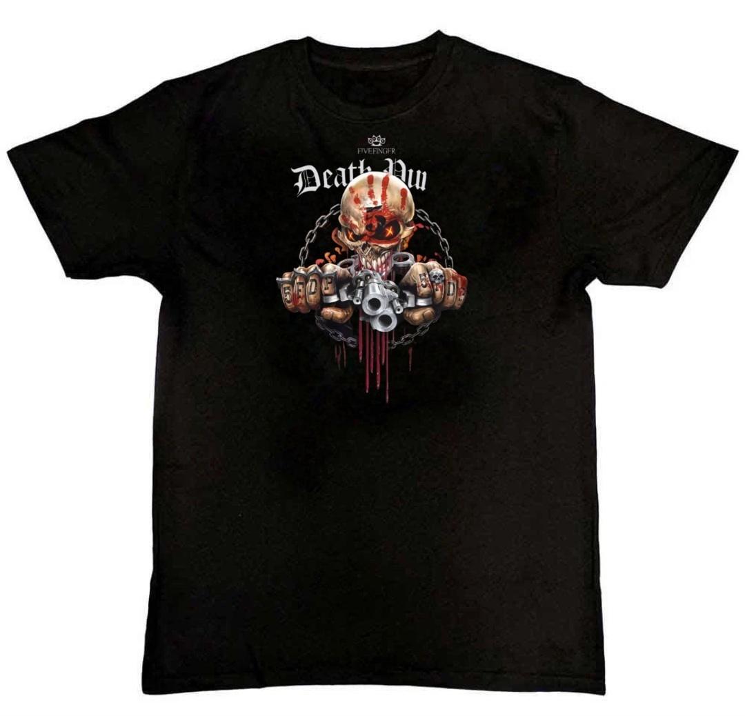 Rare Five Finger Death Punch Band Graphic Mens T-Shirt L