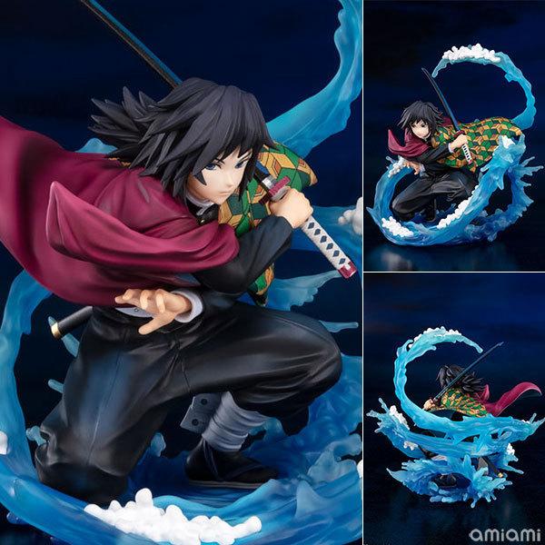 Anime Peripheral Ghost Slayer Blade ZERO Tomioka Yoshiyoshi Water Breathing Model 17cm