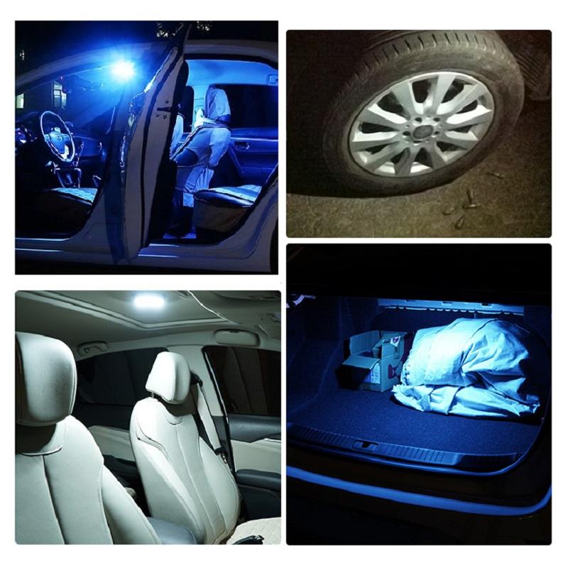 Auto T10 Festoon 5050 6/9/12/15/18/20/24/36/48 SMD Panel light white/ice blue Car LED Reading Dome Trunk lamp bulb 12V Lights Bulbs 7