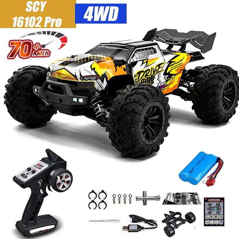 Scy16101 Pro High Speed RC Car Brushless 4WD Off-Road Drift Remote Control Car 1:16 Professional Racing Cars Vs SG116MAX Wltoys