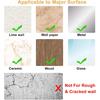 Door Stopper Wall Protector, Adhesive Bumper Protector, Reble Rubber Door Stops from Door Knobs, Shock Absorbent Wall Shield for Door Handle (Clear-4