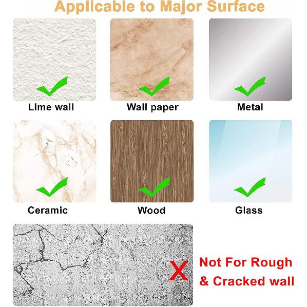 Door Stopper Wall Protector, Adhesive Bumper Protector, Reble Rubber Door Stops from Door Knobs, Shock Absorbent Wall Shield for Door Handle (Clear-4