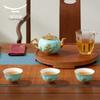 Yongfengyuan Madam Porcelain West Lake Blue 6-Piece Tea Set